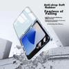 BIAZE Phone Case for Samsung Z Flip6/W25 Flip Foldable Screen, Shockproof Protective Cover, Slim Heat Dissipation Transparent Case JK694 Transparent