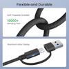 Basesailor 4 in 1 USB Type C Charging Cable 3M 60W Fast Charging Cord Type C Lightning Micro USB ...