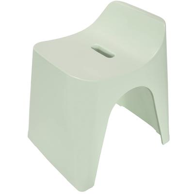 Tabouret de Bain Shincatec Hubath, h30, Hauteur d'Assise 30 cm, Vert Grisâtre, Fabriqué au Japon, HU-GG