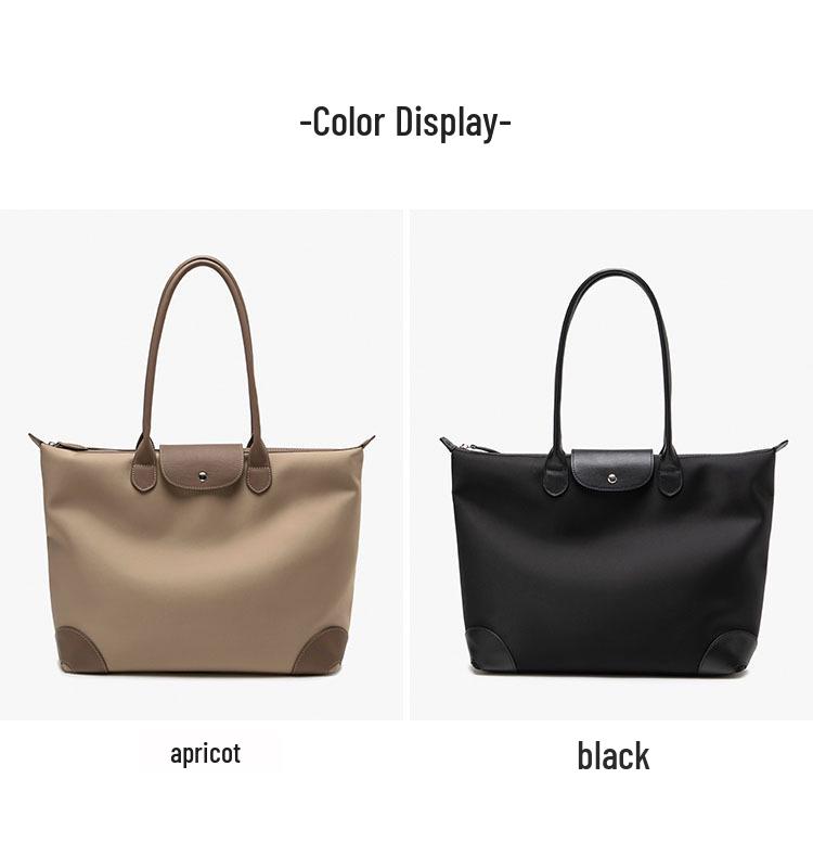 Dam 2024 Höst/Vinter Stor Canvas Tote Bag - Pendlar- & Rese Enkel Axelväska