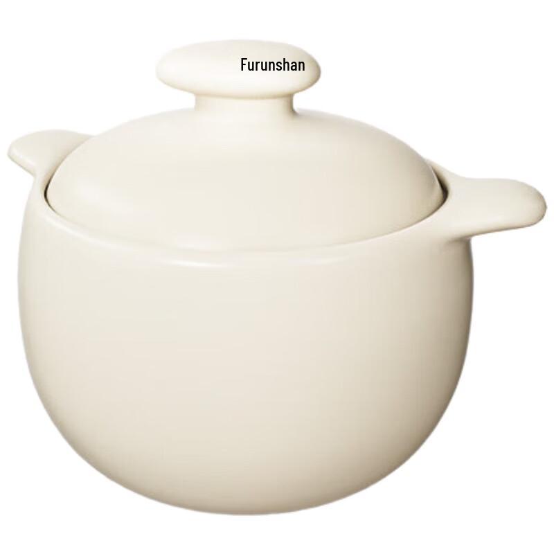 Velosan 4.5L White Rose Ceramic Casserole