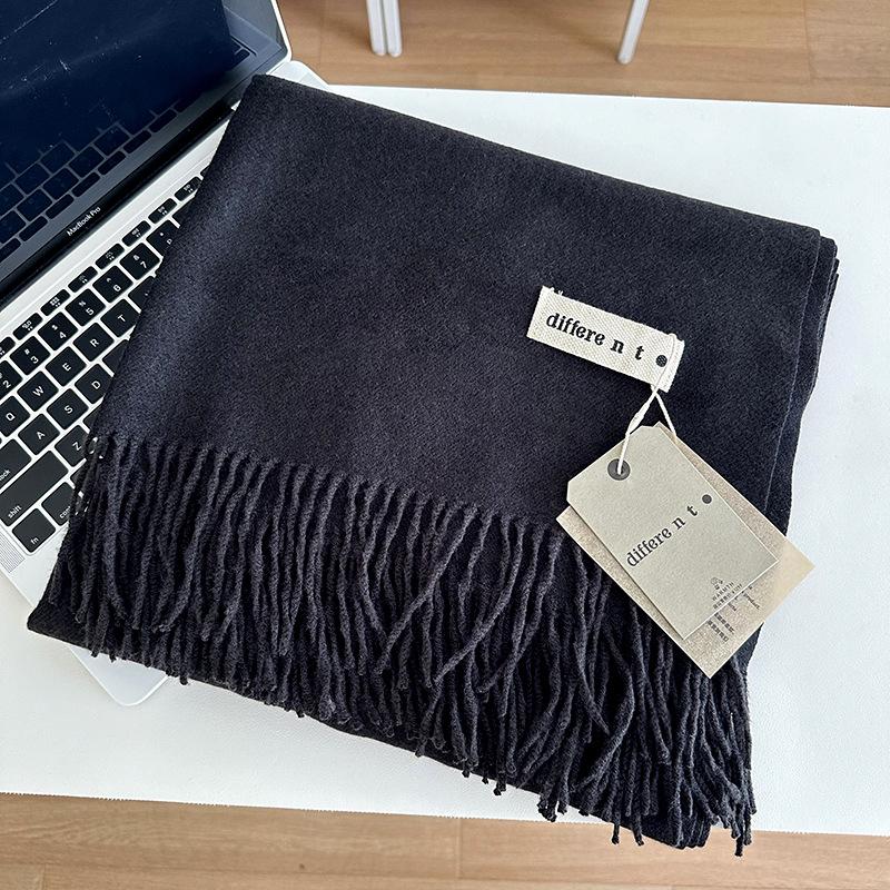 

Women s Scarf Women s Solid Color Scarf Shawl Tassel Scarf 70*200cm