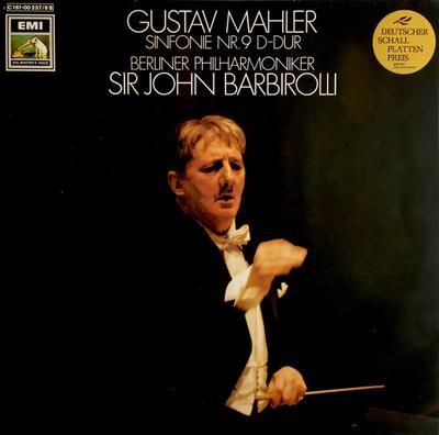 LP Record GUSTAV MAHLER BERLINER PHILHARMONI Sinfonie Nr. 9 DDur 1C16100237 His Masters Vo Germany Classical Used