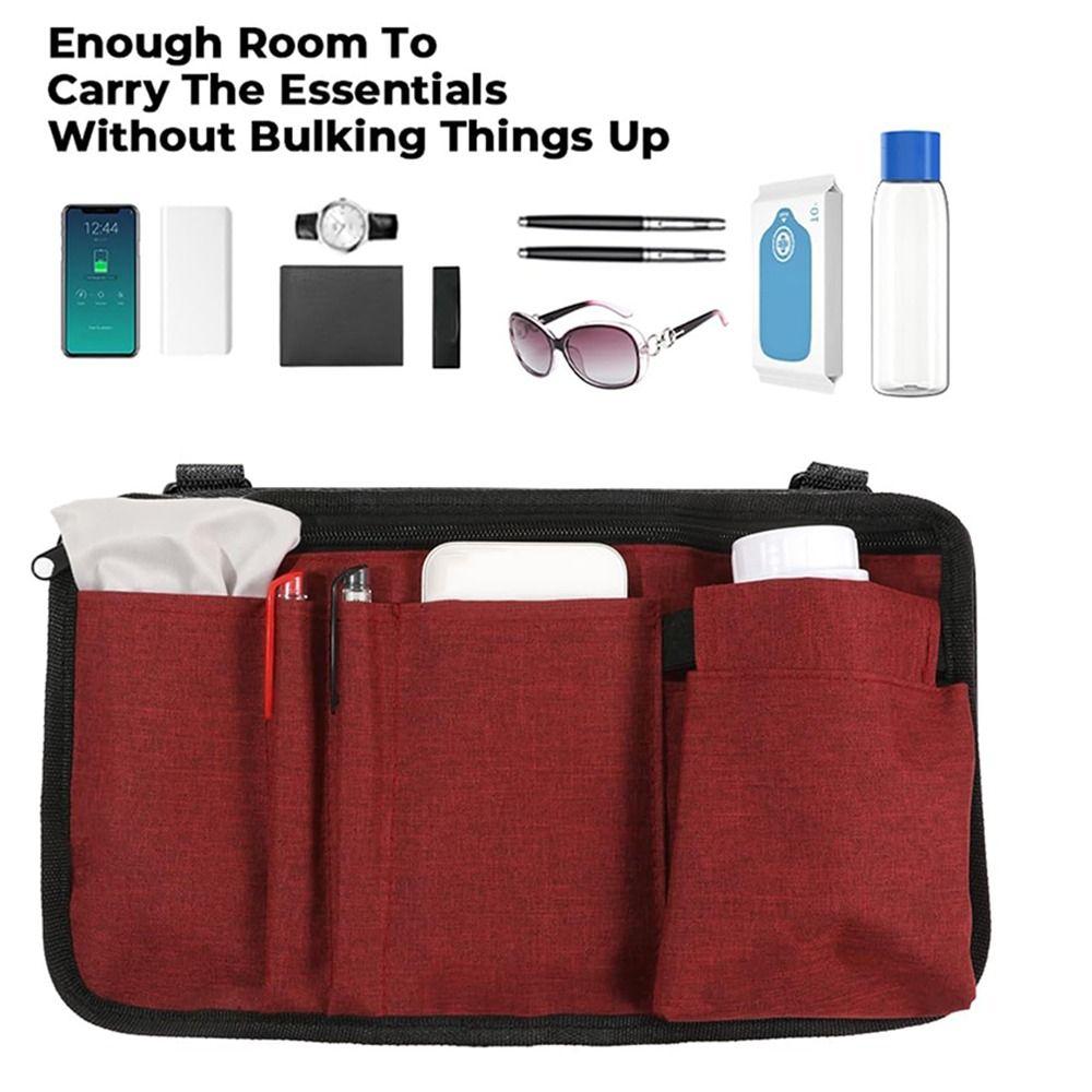 Waterproof Wheel Chair Hanging Bag Large Capacity Chair Storage Organizer Walking Wheels