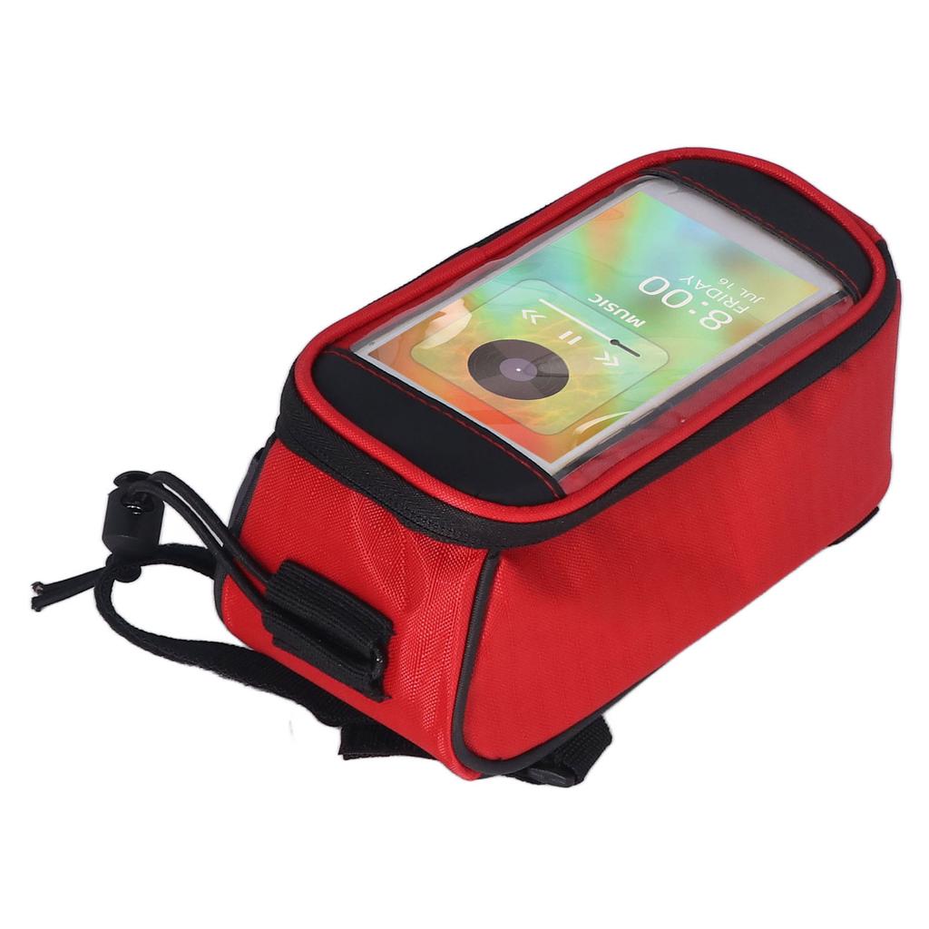 Bike Phone Bag Large Space High Sensitivity Touch Screen Bicycle Front Frame Bag for Riding