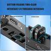 Foldable Claw Mount Aluminum Alloy Charging Base For Mini Camera Tripods And Stabilizers Quick Detach Magnetic Design