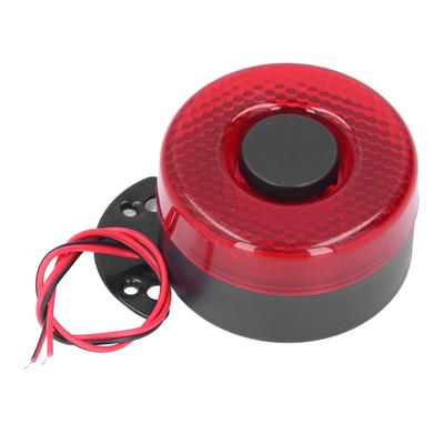 Autohupe, 12 V, ABS, 105 dB, elektrische Warnhupe mit blinkenden LED-Lichtern für LKW, UTV, ATV