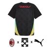 Puma Ac Milan Off White Acm X Off White Pre Match Jersey Short Sleeve Jersey PreMatch Ss Jersey