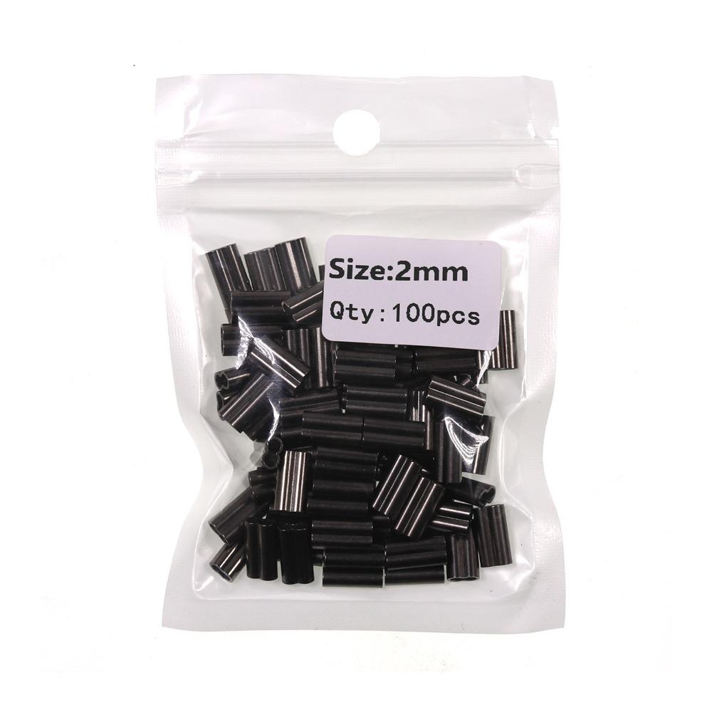 Accessories Fishing Copper Sleeves Wire Crimps Sleeves Fishing Fix Tube Double Barrel Tube