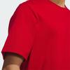 Adidas Модная удобная универсальная футболка с круглым вырезом и коротким рукавом, мужские топы красного цвета JX2536
