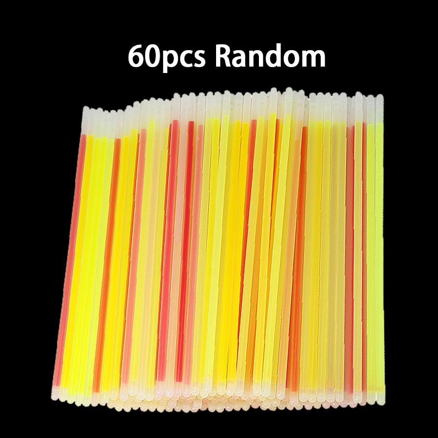 15/30/60/120pcs Glow Sticks Atmosphere Creating Tool Glow in the Dark Concert Supplies Emergency Lighting Party Decor XJM