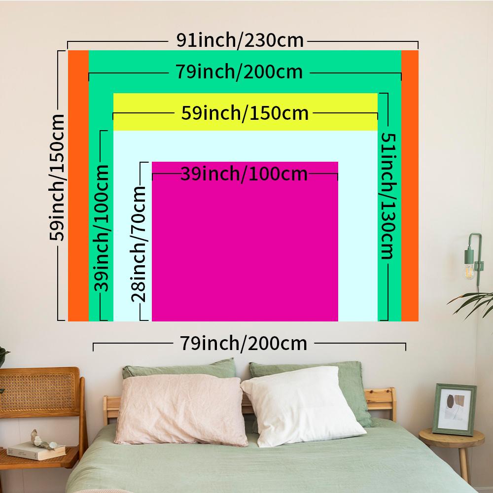 Ultra Large Halloween Skeleton Hole Wall Tapestry Hd Digital Print Home Decor With Free Hanging Clips