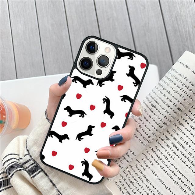 Dachshund Teckel Dackel Dog Coque Shell For iPhone 17 Air 15 16 14 13 12 Pro Max 11 Pro Max Plus Phone Case Cover