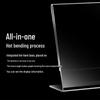 A4L PVC Menu Display Stand: Acrylic Table Card Holder for Commercial Advertising