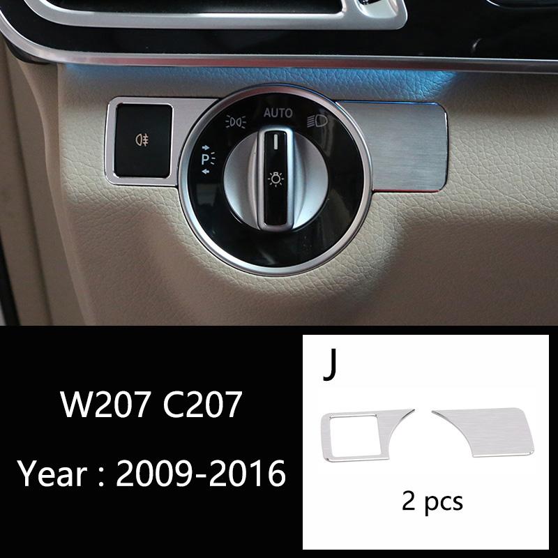 For Mercedes Benz E Class Coupe W207 C207 E200 E260 Car Styling Front Seat Backrest Lock Switch Cover Release Seat Back Handle Type J