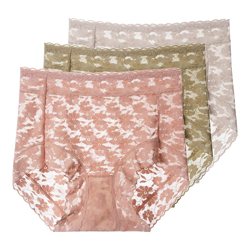 3Pcs Women Briefs High Waist Seamless Panties Breathable Tummy Control Underwear
