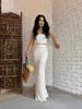 New Women's Fashion Strappy Two-Piece Set Scale Design Sweet & Spicy Half Skirt Suit Elegant