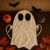 Ghost Candy Bag Spooky White Ghost Goodie Bags Fabric Ghost
