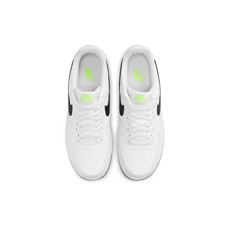 Nike Air Force 1 Low Just Do It - White Volt Men Sneakers Black DJ6878-100