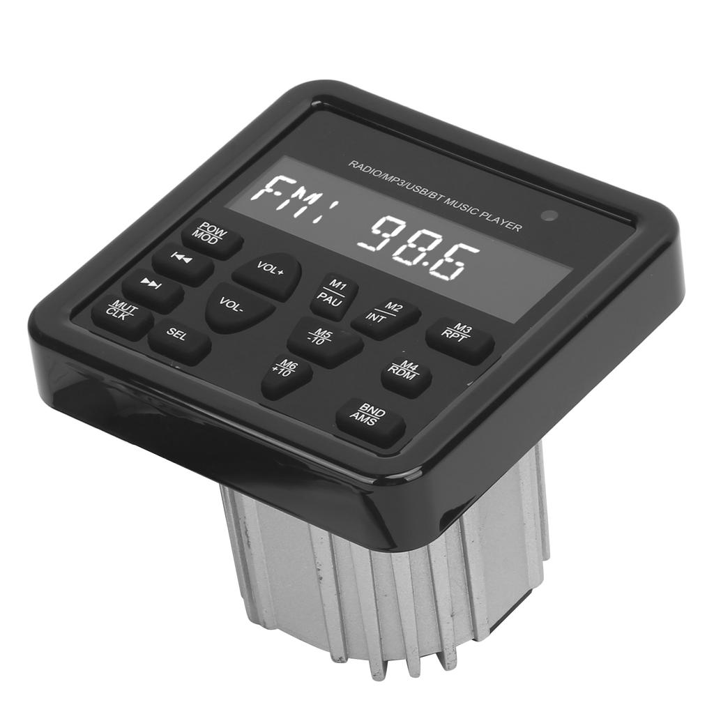Bluetooth MP3 Player USB Radio Sound System IP66 Waterproof for Marine Boat Car RV Bathroom