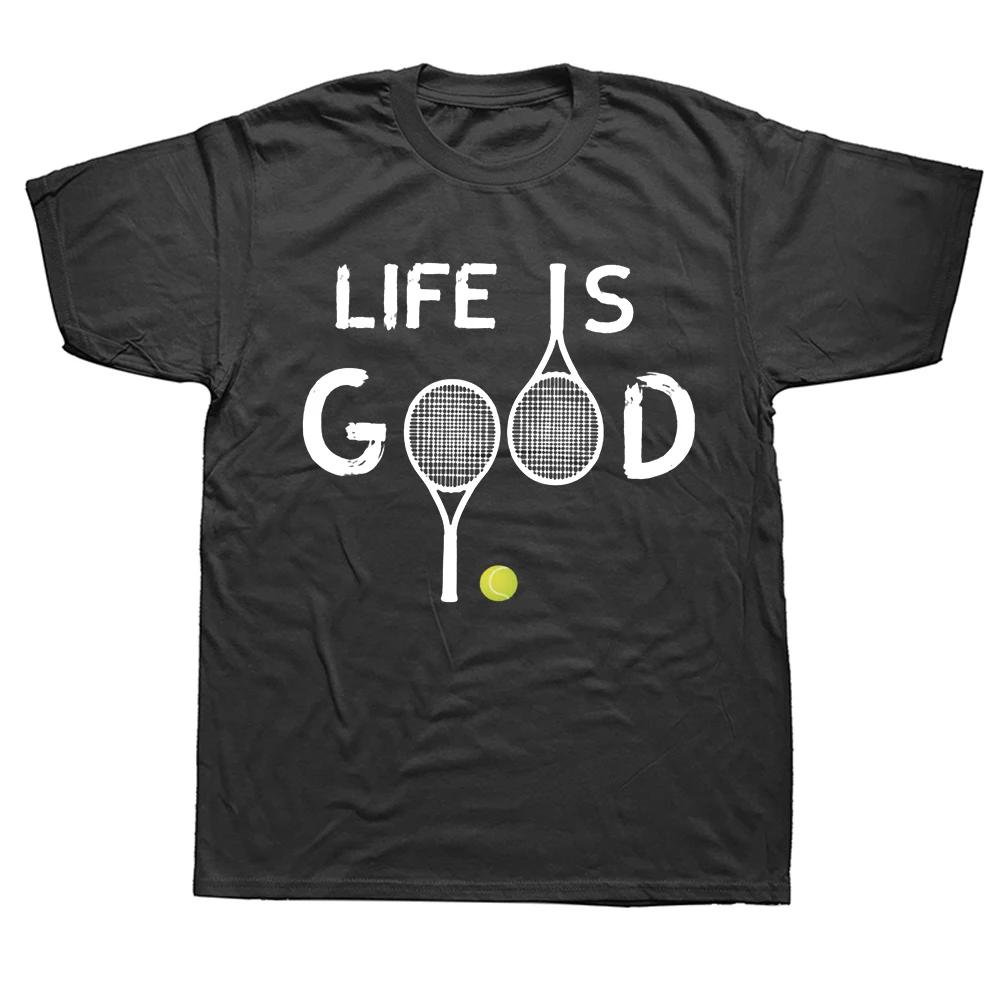 Funny Tennis Periodic Table Tennis Player Nerd Vintage T Shirts Streetwear Short Sleeve Birthday Gifts Summer Style T-shirt Men