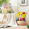 Classic CCandy CandyS Cushion Cover Breathable and skinfriendly linen pillowcase square removable and washable cushion