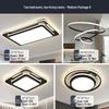 Modern Minimalist LED Rectangular Ceiling Light for Living Room, Hall, Bedroom, and Restaurant
