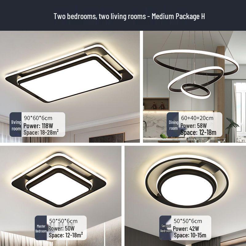 Modern Minimalist LED Rectangular Ceiling Light for Living Room, Hall, Bedroom, and Restaurant