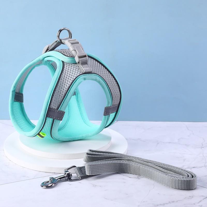 Pet Leash Dog Chest Back Vest Reflective Dog Strap Cat Leash