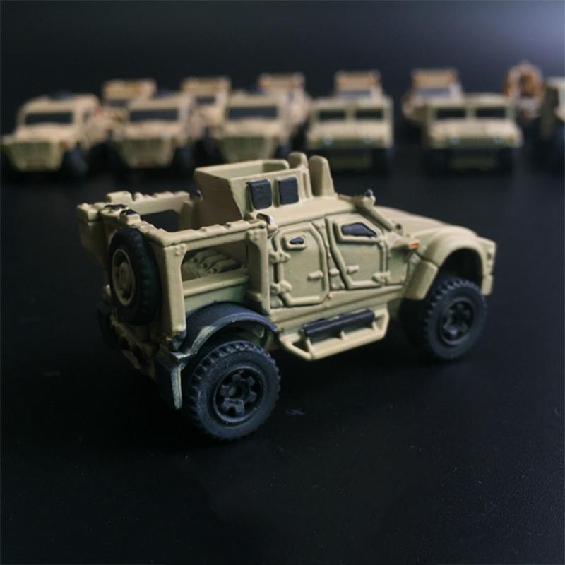 Diecast 1:64 Scale Alloy MATV Mine-Resistant Anti-Ambush Armored Vehicle Combat Vehicle Children's Toy Car Decoration Souvenir