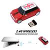 Kamouse Kabellose Auto Super Süße USB Computer Optische Gaming Maus mit Mini Empfänger für und Rote Maus, Autoförmig PC, Notebook, Windows,