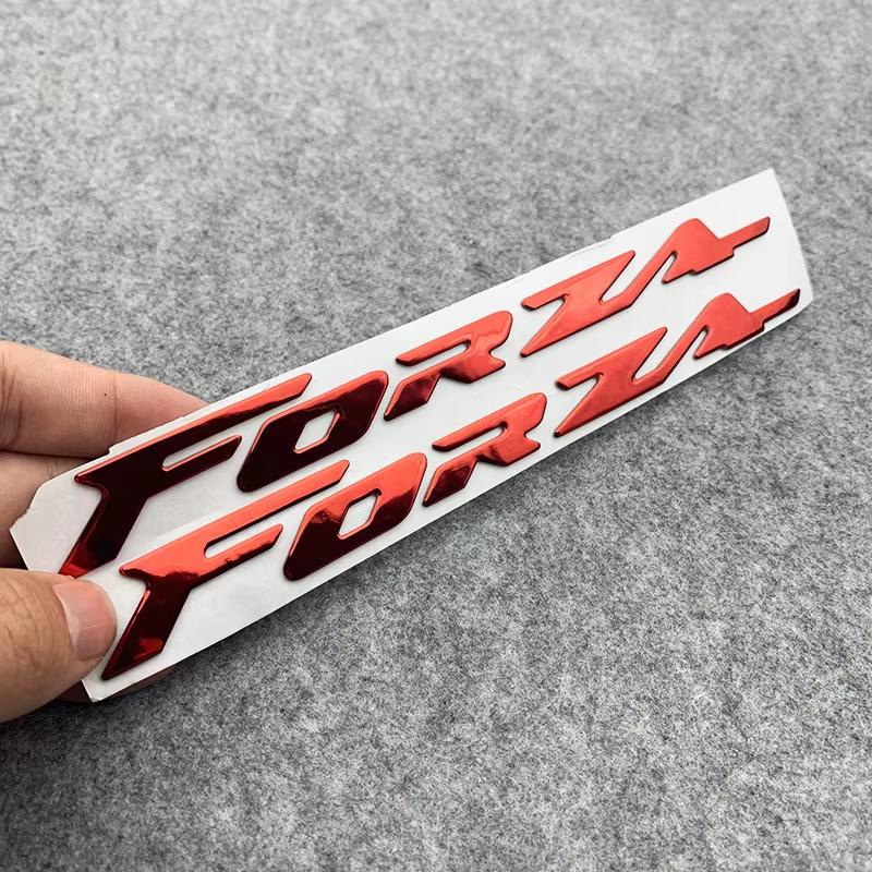 

Motorcycle 3D Soft Reflective Emblem Badge Decal Tank Wheel Wings Fairing Sticker For Honda Forza350 Forza300 Forza 125 750 350