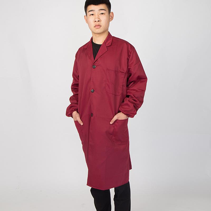 Unisex Long-Sleeve Blue Polyester Cardigan for Warehouse and Logistics Work