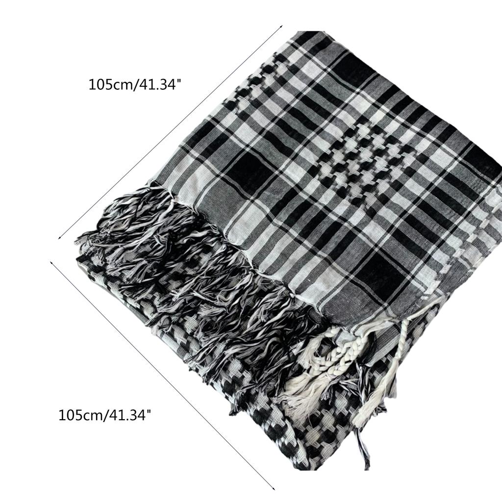 Outdoor Scarf Shawl for Men Women Multifunctional Head Scarf Unisex Shemagh Versatile Outdoor Scarf Shawl Daily Wear
