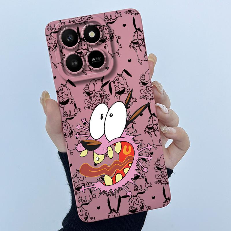 Case For Honor X7d Cute Panda Sweet Girls Cats Liquid Silicone Soft Back Cover For Honor 400 Smart 5G Bumper Protective Casing