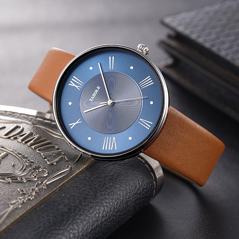 UTHAI BK91 Fashionable Men Watch, Simple and Business Waterproof Quartz Watches, Light Luxury Clock Gifts Watches for Man