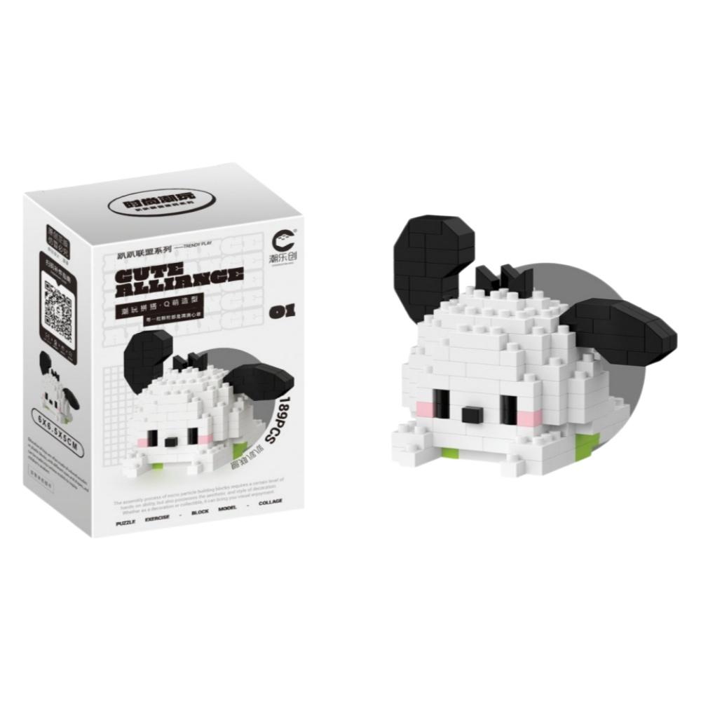 99 style Hello Kitty Building Blocks Cartoon Figures Kuromi Bricks My Melody Children's Assembly Toys Cinnamoroll Gift