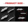 Sparkling Rhinestones Bride Hair Clip Wedding Hair Pin Spring Barrette Hair Ornament for Bride Ceremony Photography Wear