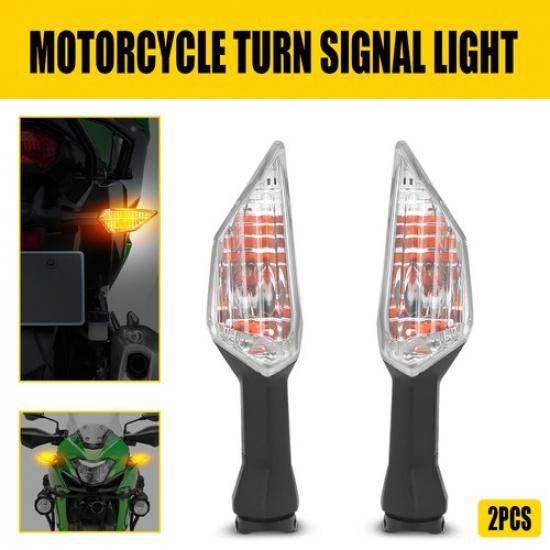 

2Pcs Front/Rear Lights Signal Turn For Kawasaki Ninja Z 250 300 650 800 KLZ 1000