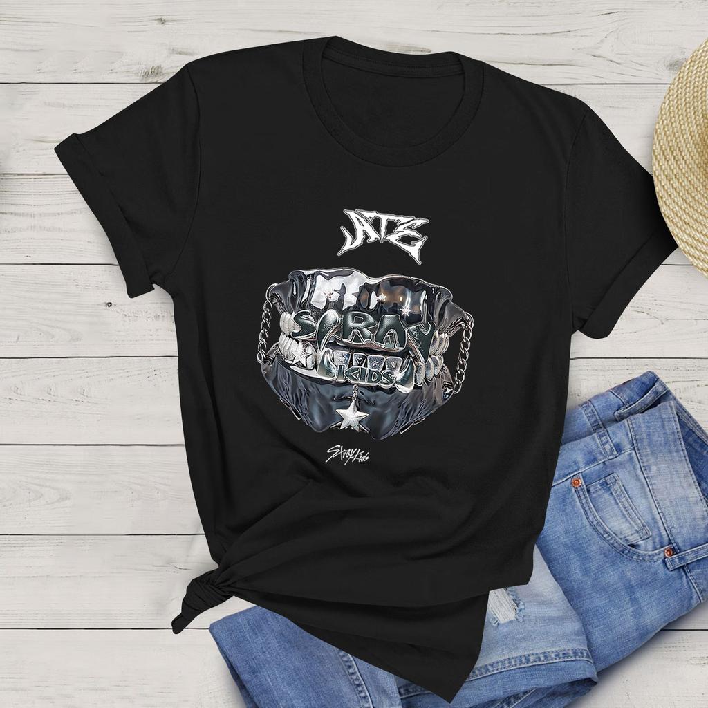 Women's Casual Printed T,Shirt Round Neck Pullover Short Sleeve Top