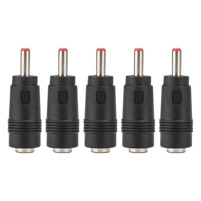 5 יחידות 5.5 x 2.1 נקבה ל-3.5 x 1.35 מ"מ זכר מחבר מתאם DC ממיר מתח לנתב
