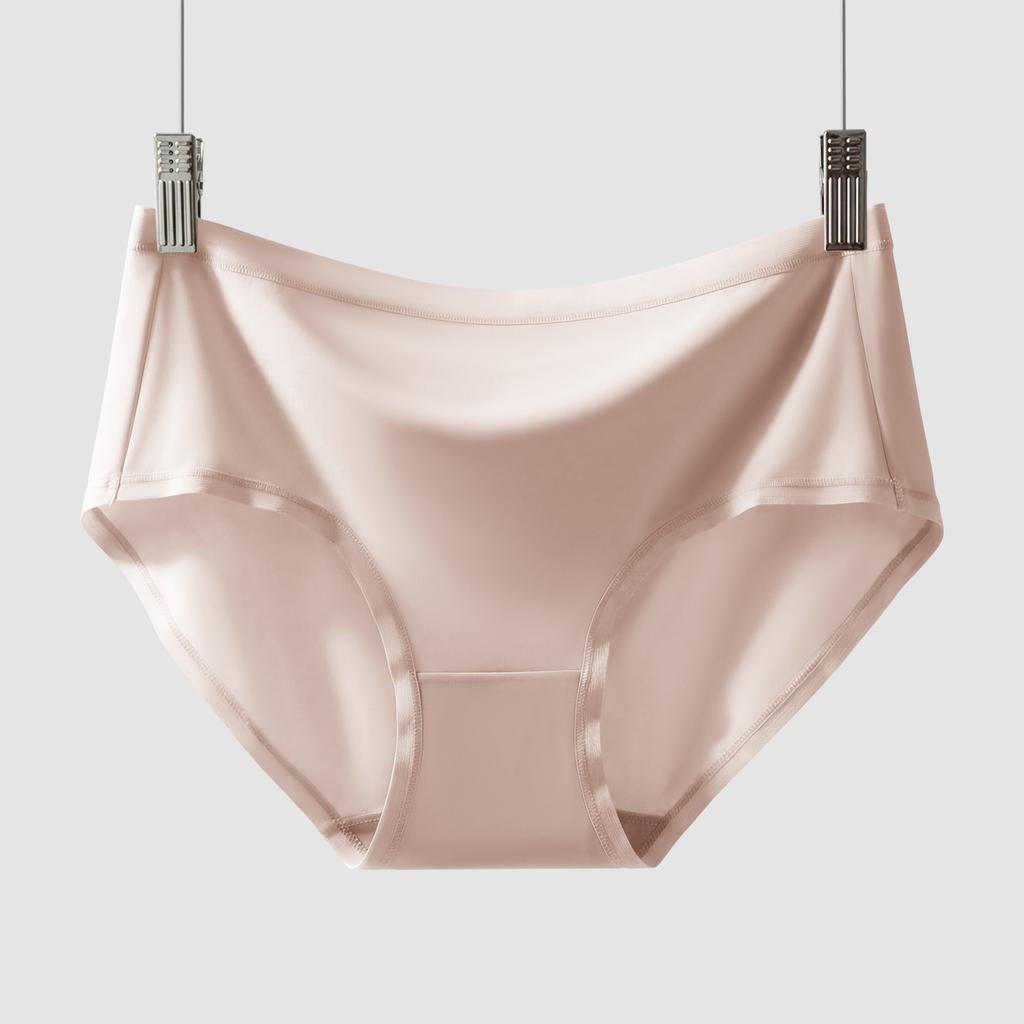 Ladies Summer A Class 0 Formaldehyde 0 Fluorescent Agent Ice Silk No Trace Naked Sense Quick Drying Briefs