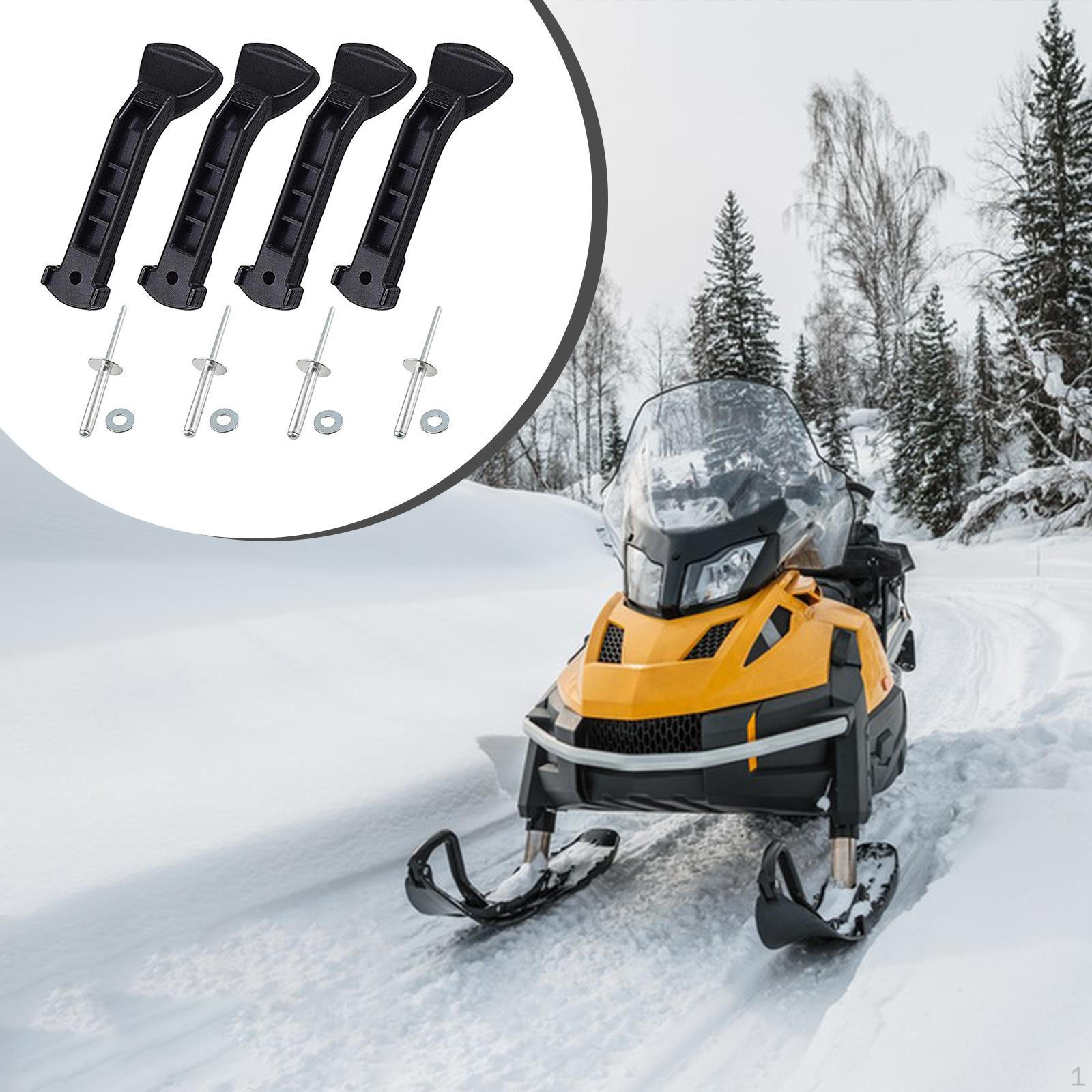 

4 Pieces Hood Strap Panel Latch Kit Replaces Easily Install Accessory Assembly for 517302448