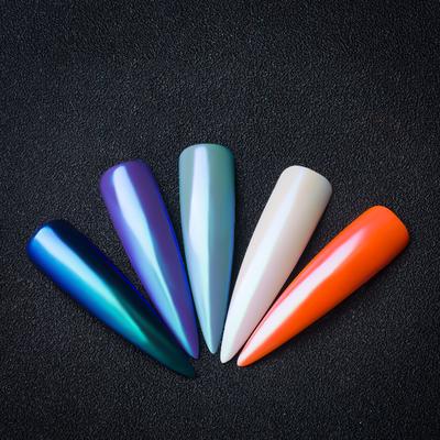 Jednorożec Neon Aurora Glitter Powder Chameleon Mirror Chrome Pigment Pył Holo DIY Nail Art Decoration!