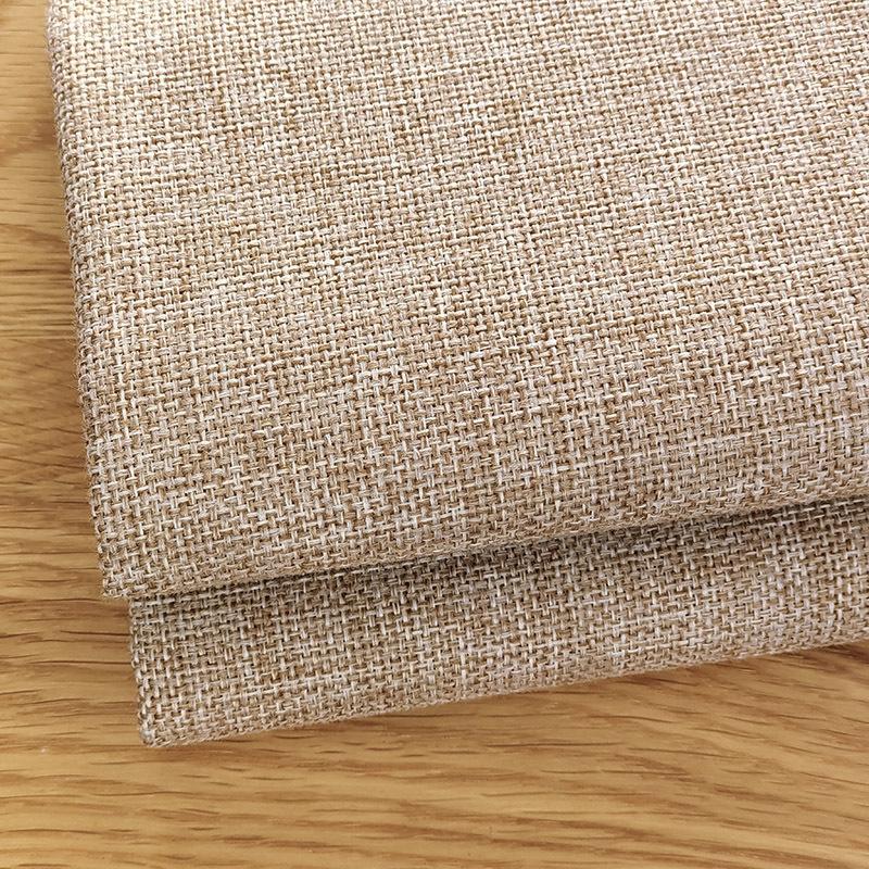 145x50cm Solid Color Coarse Flax Linen Fabric For Tablecloth Pillows Sofas Fabric Decorative Cloth Handmade DIY Cloth TJ21705