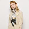 Daks Black Long Skinny Silk Scarf Dcsc5e025bk