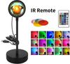 Sunset Ambient Light with Remote Control,16 Lighting Modes,Photography RGB Lamp,Bedroom Party Dinner Decoration,Sunset Shooting