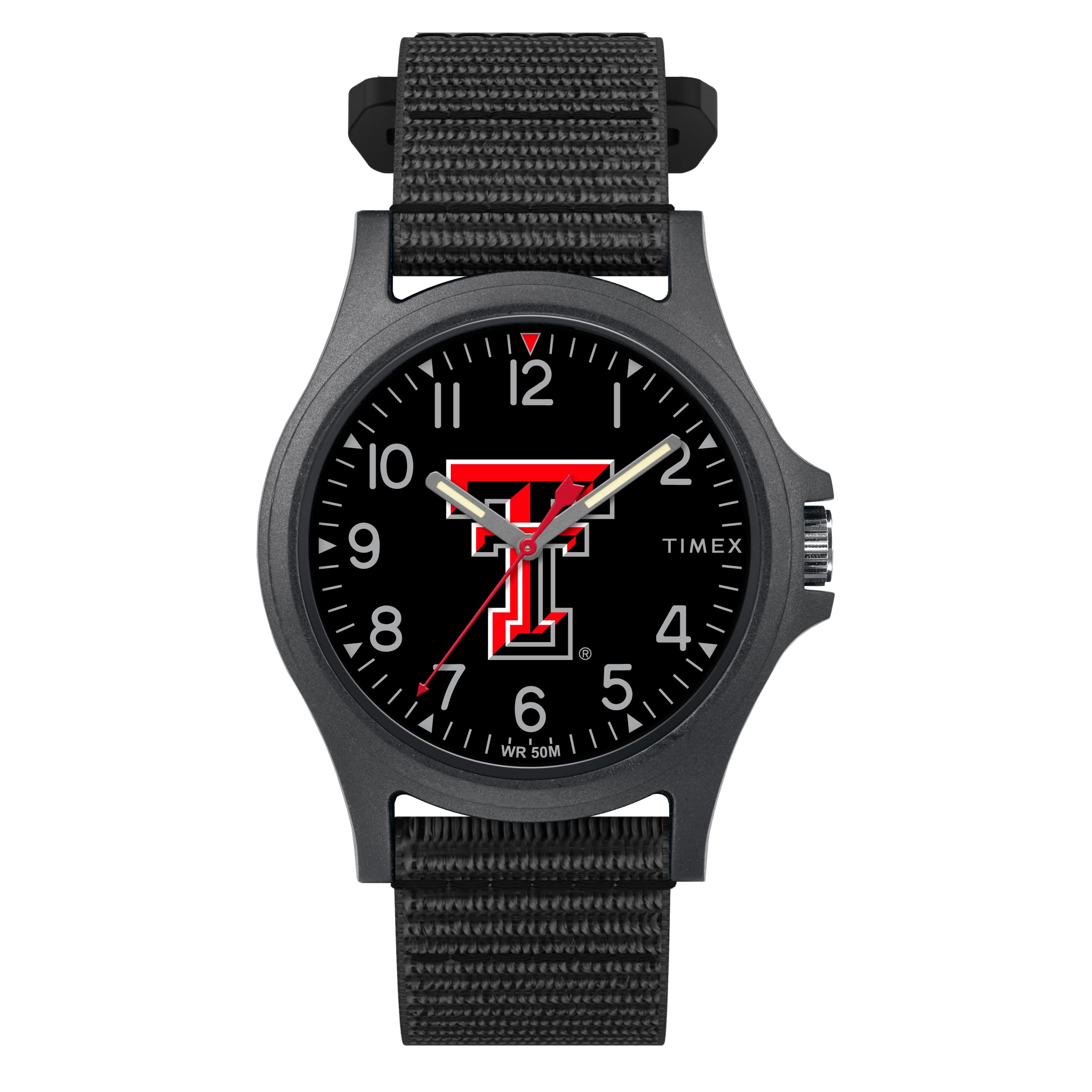 

Часы Timex Men s College Pride 40 мм, Texas Tech Red Riders, один размер, ремешок