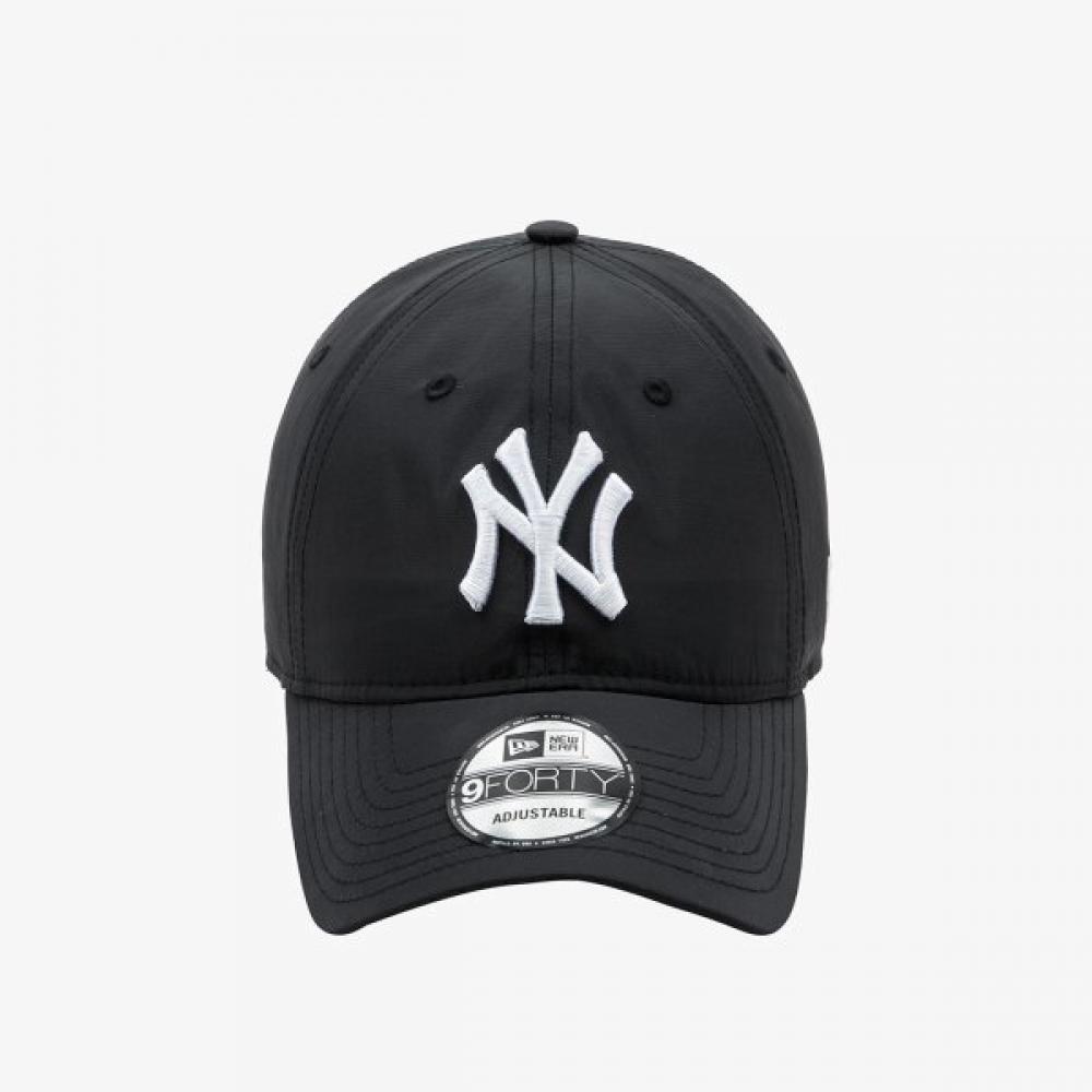 New Era New York Yankees Metal Nylon Unstructured Ballcap Black 14561850