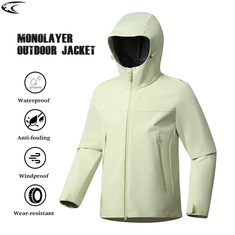 Men's Women's Waterproof Jacket Hiking Trekking Windbreaker Unisex Outdoor Sporty Rain Coat Windproof Climbing Clothes